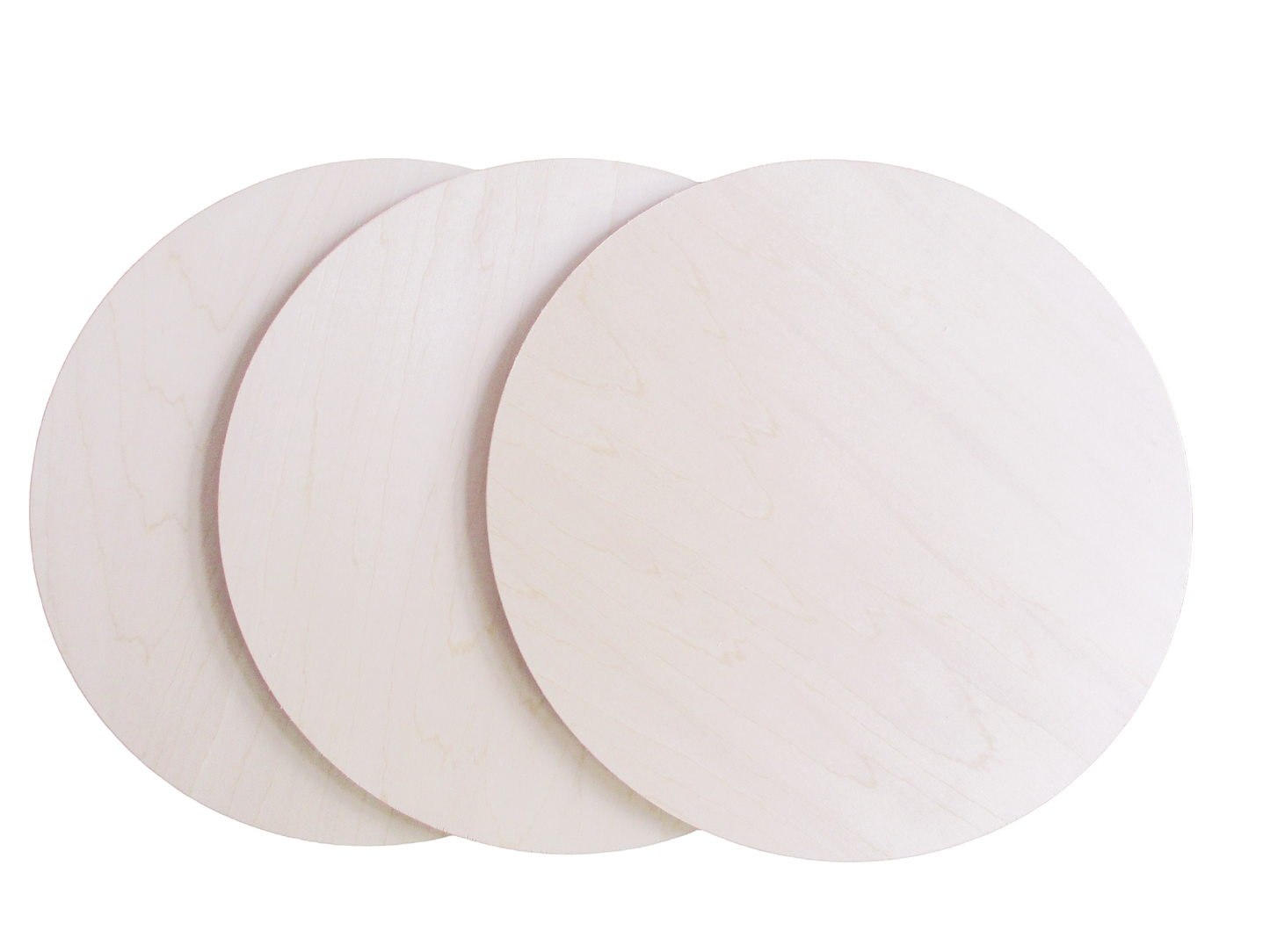 Round 1/8" Baltic Birch Plywood B/BB Grade Circle Cutouts 11.8" By TOMATO.WED