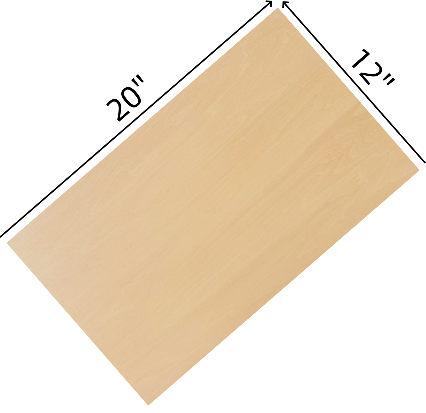 1/8" 12" x 20"Baltic Birch Plywood Sheets By TOMATO.WED